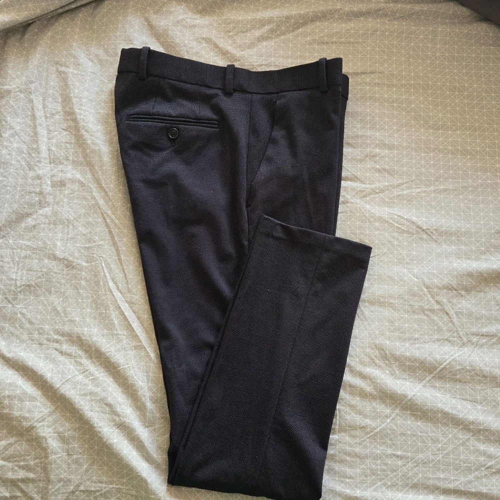 Perry Ellis navy very slim stretch suit Pant